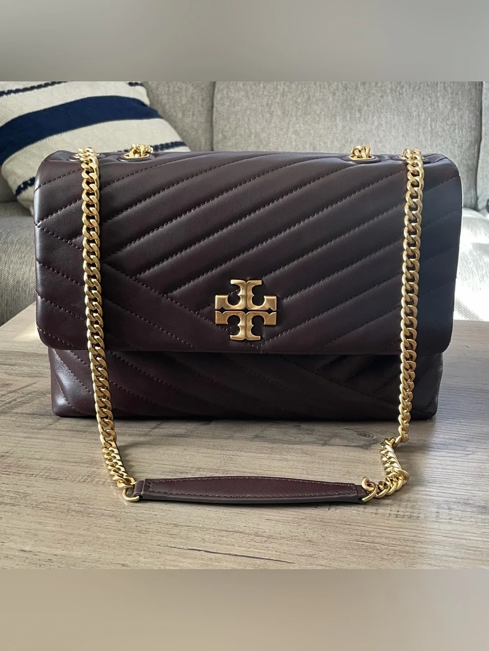 Tory Burch Chevron Convertible Shoulder Bag